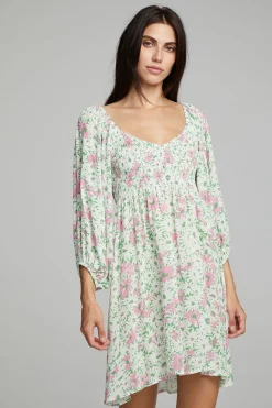 New Chaser Brand Dolce Mini Dress - Daisy Floral Print