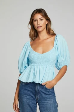 Cheap Chaser Brand Dolce Top - Clear Sky