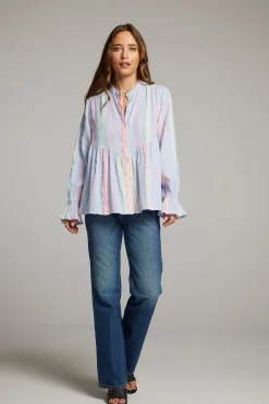 Sale Chaser Brand Dolphin South West Beach Stripe Button Down