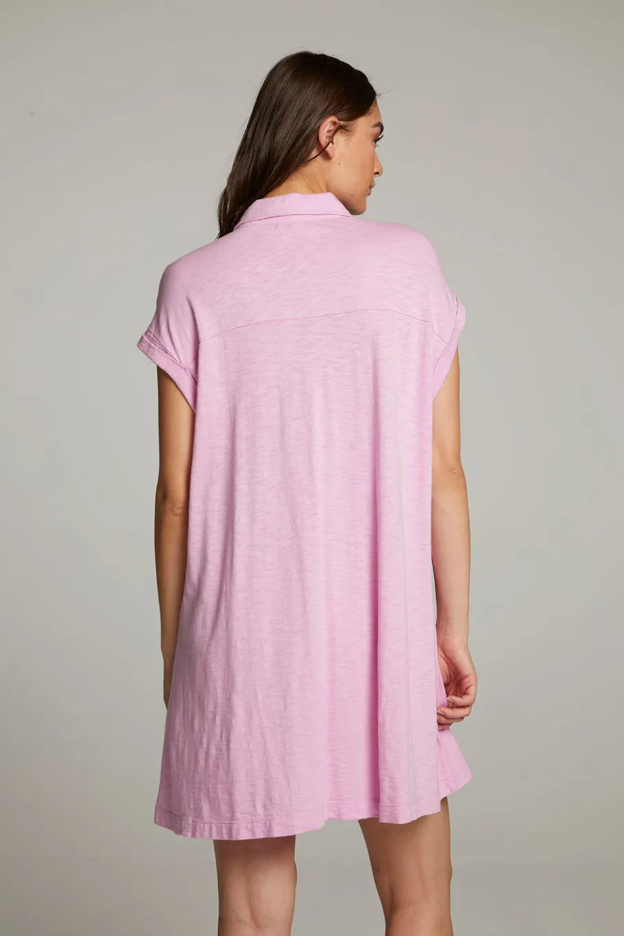 Cheap Chaser Brand Downtown Pastel Lavender Mini Dress