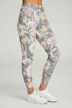 New Chaser Brand Drawstring Shirred Cuffed Slim Jogger
