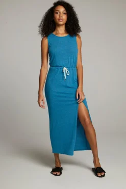 Discount Chaser Brand Durangoo Blue Danube Maxi Dress