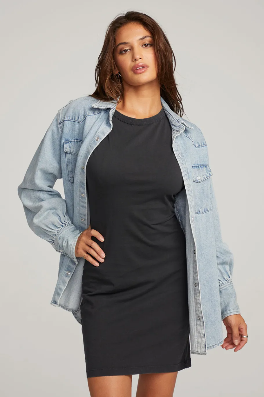 Cheap Chaser Brand Elk Classic Blue Button Down