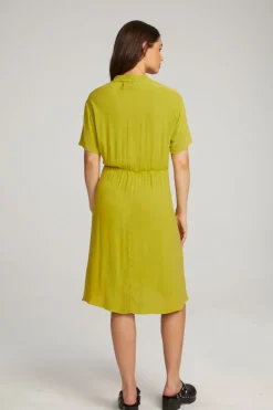 Cheap Chaser Brand Elsa Citron Midi Dress