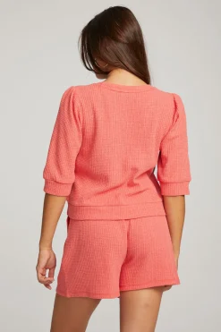 Sale Chaser Brand Elyse Flame Red Pullover