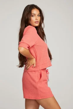 Sale Chaser Brand Elyse Flame Red Pullover