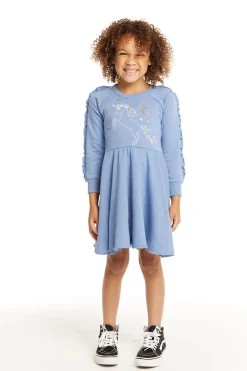 Clearance Chaser Brand Embroidery Unicorn Dress