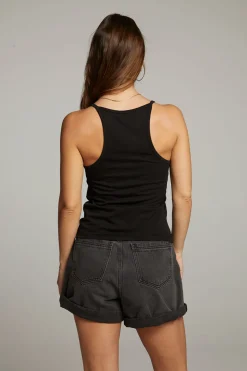 Best Chaser Brand Emma Black Tank Top