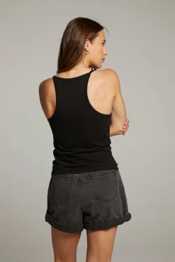 Best Chaser Brand Emma Black Tank Top