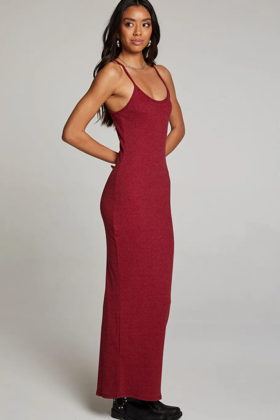 Best Chaser Brand Emma Blood Red Maxi Dress