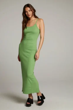 Outlet Chaser Brand Emma Piquant Green Maxi Dress