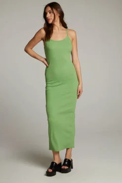 Outlet Chaser Brand Emma Piquant Green Maxi Dress