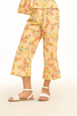 Fashion Chaser Brand Emma Summer Of Love Print Trousers