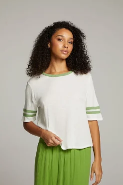 Cheap Chaser Brand Enrique White Short Sleeve
