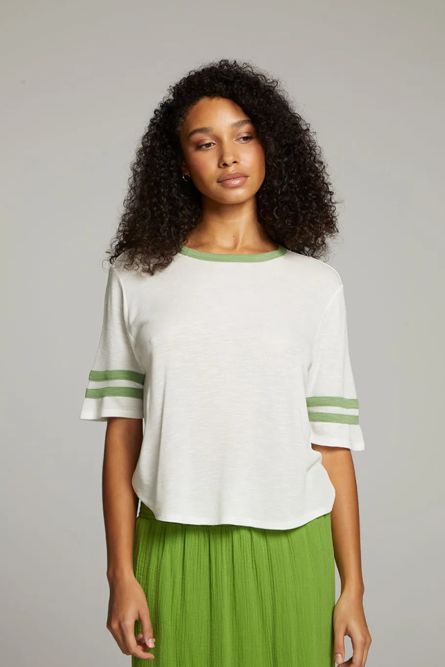 Cheap Chaser Brand Enrique White Short Sleeve