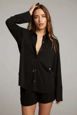 Store Chaser Brand Ethan Black Button Up