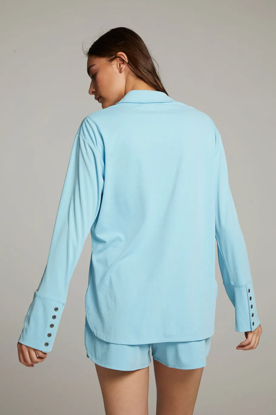 Hot Chaser Brand Ethan Clear Sky Button Up