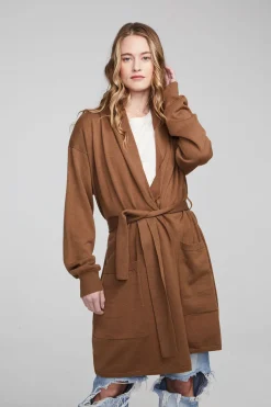 Sale Chaser Brand Eve Deep Taupe Sweater