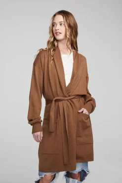 Sale Chaser Brand Eve Deep Taupe Sweater