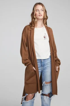 Sale Chaser Brand Eve Deep Taupe Sweater
