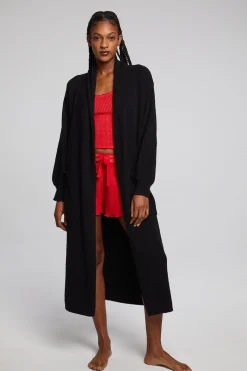 Store Chaser Brand Evee Maxi Licorice Cardigan