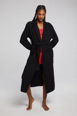 Store Chaser Brand Evee Maxi Licorice Cardigan