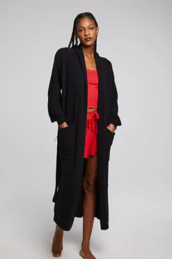 Store Chaser Brand Evee Maxi Licorice Cardigan