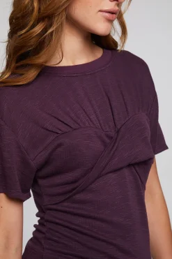 Best Sale Chaser Brand Evelynn Plum Perfect Tee