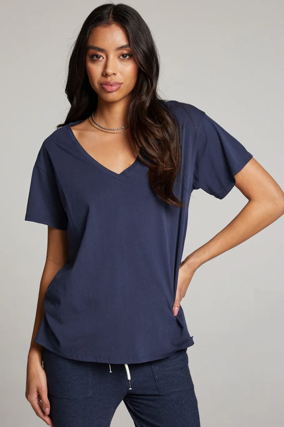 Store Chaser Brand Everyday Essential Canopy V Neck Tee