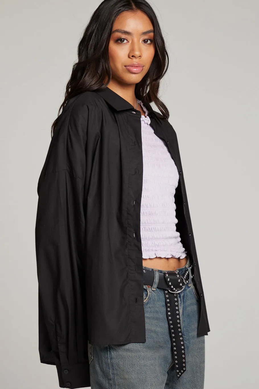 Shop Chaser Brand Ezra Licorice Button Up