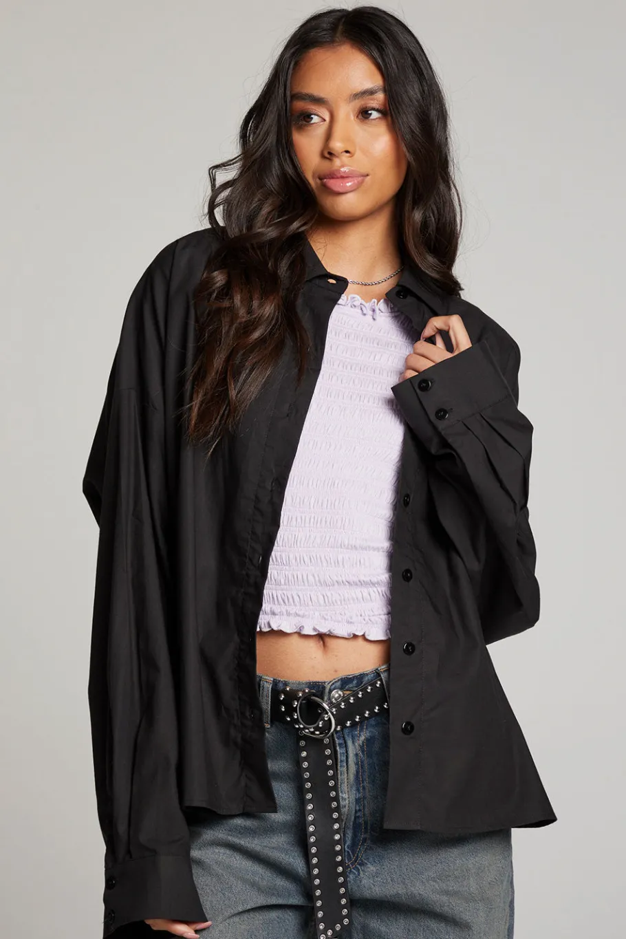 Shop Chaser Brand Ezra Licorice Button Up