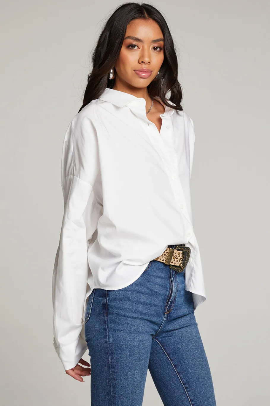 Cheap Chaser Brand Ezra White Button Up
