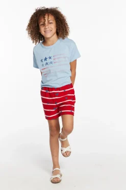 Flash Sale Chaser Brand Flag Girls Tee