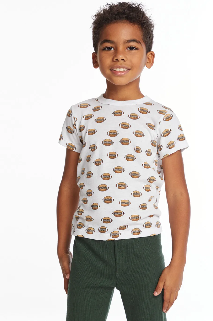 Outlet Chaser Brand Football Life Boys Tee