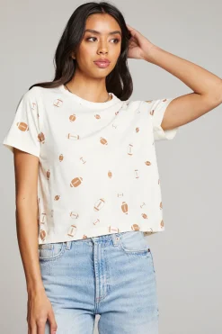 Best Sale Chaser Brand Football Party Embroidery Tee