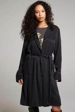 Cheap Chaser Brand Ford Licorice Trench Coat