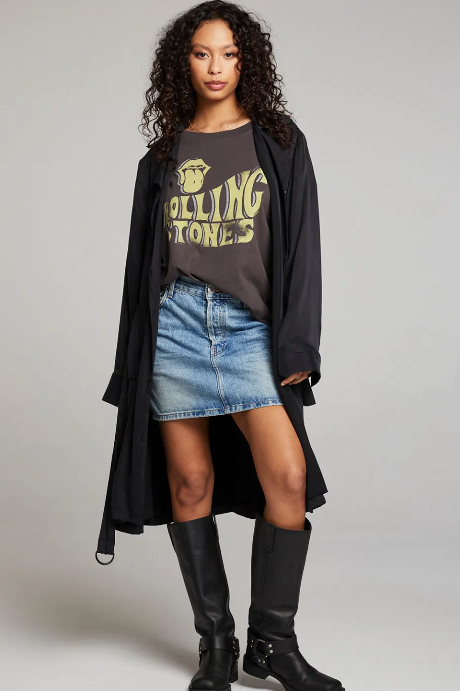 Cheap Chaser Brand Ford Licorice Trench Coat