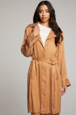 Cheap Chaser Brand Ford Toffee Trench Coat