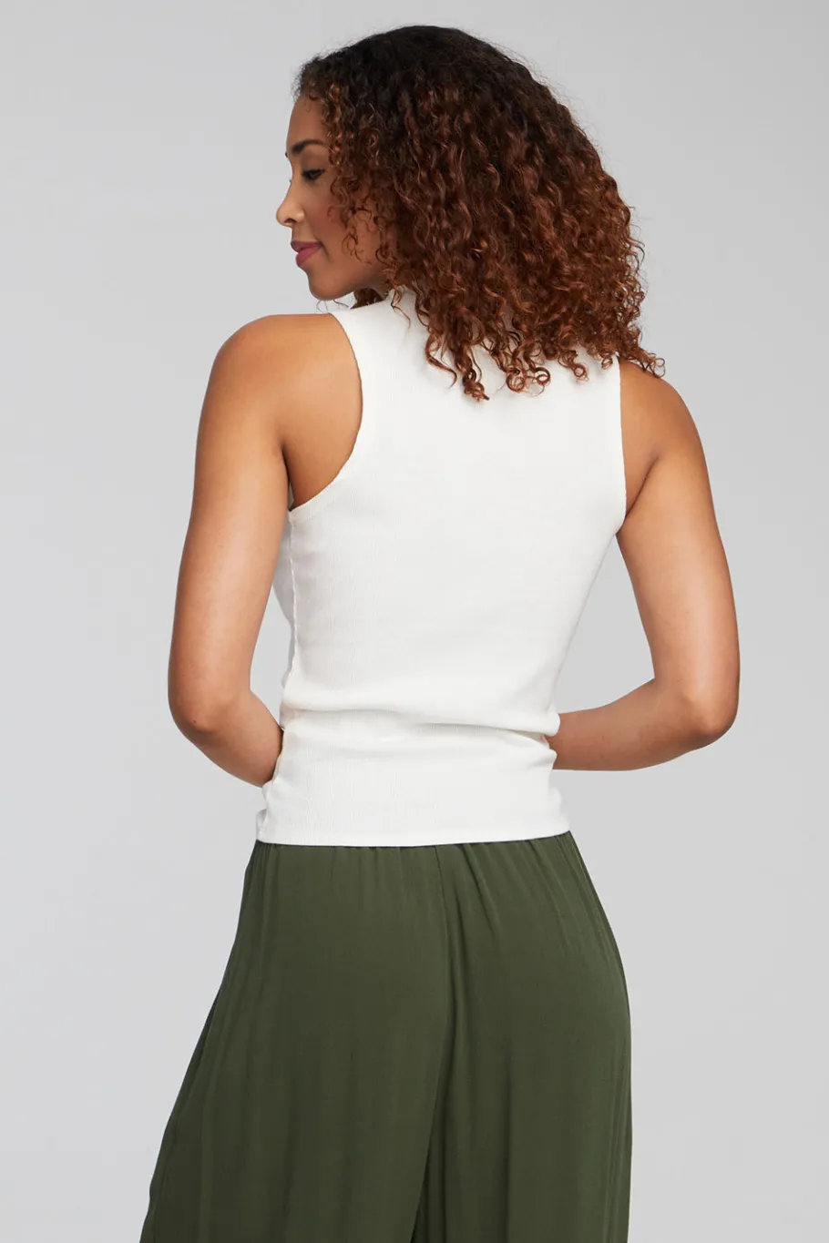 Cheap Chaser Brand Fox Bright White Tank