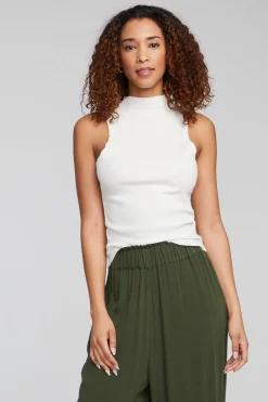 Cheap Chaser Brand Fox Bright White Tank