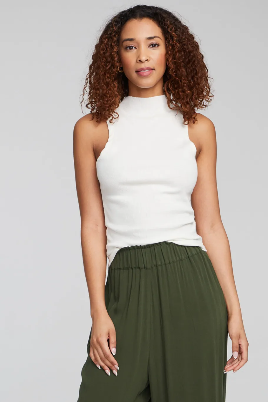 Cheap Chaser Brand Fox Bright White Tank