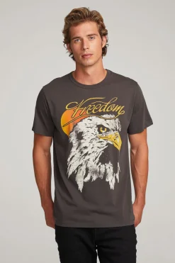 Best Sale Chaser Brand Freedom Eagle Mens Tee