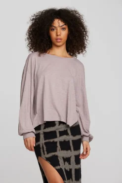 Fashion Chaser Brand Gauze Jersey Long Sleeve Tee