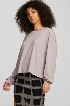 Fashion Chaser Brand Gauze Jersey Long Sleeve Tee