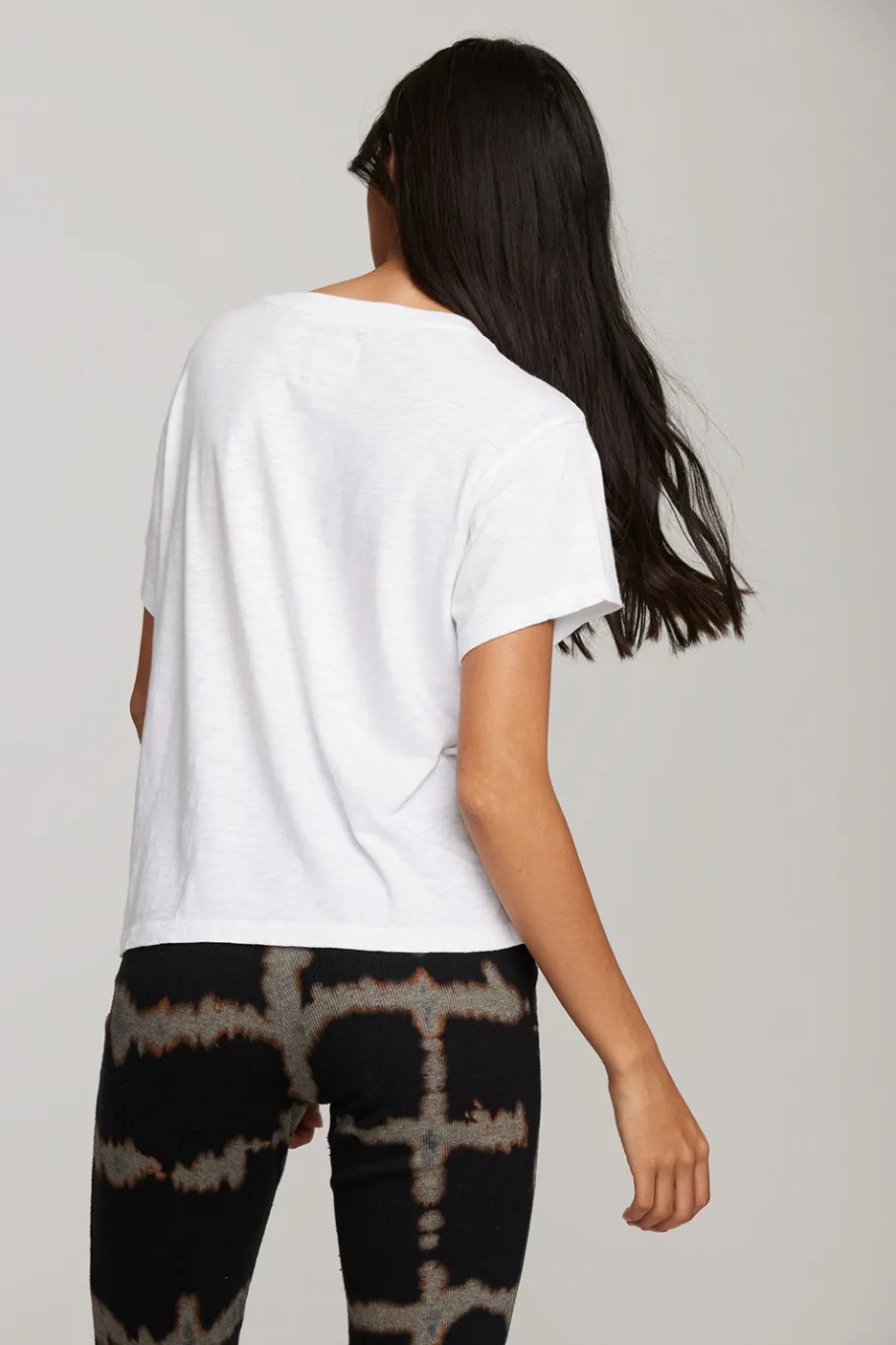 Shop Chaser Brand Gauze Jersey Oversized Crewneck Tee