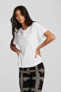 Shop Chaser Brand Gauze Jersey Oversized Crewneck Tee