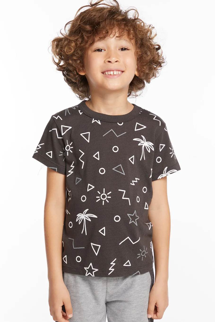 Cheap Chaser Brand Geo Palms Boys Tee
