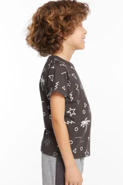Cheap Chaser Brand Geo Palms Boys Tee