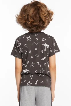 Cheap Chaser Brand Geo Palms Boys Tee