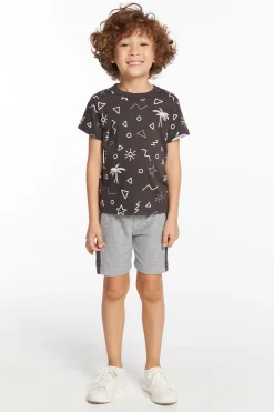 Cheap Chaser Brand Geo Palms Boys Tee